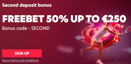 1Red Sport Second Deposit Bonus
