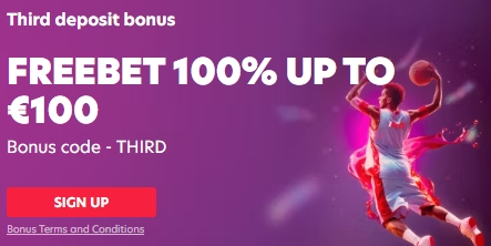 1Red Sport Third Deposit Bonus