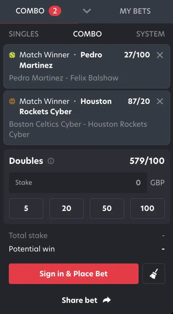 1red Betting Process