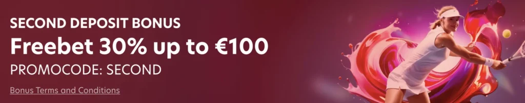 1red Sport Second Deposit Bonus
