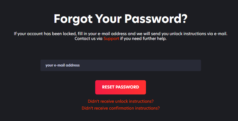 1Red Password Recovery